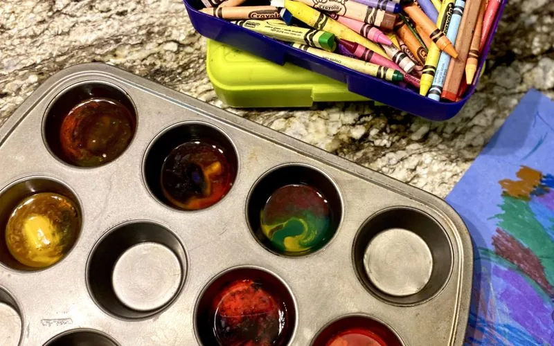 Muffin Tin Crayons Muffin Tin Crayons
