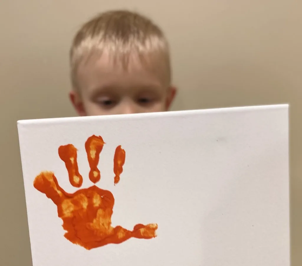 Hand Print Flowers